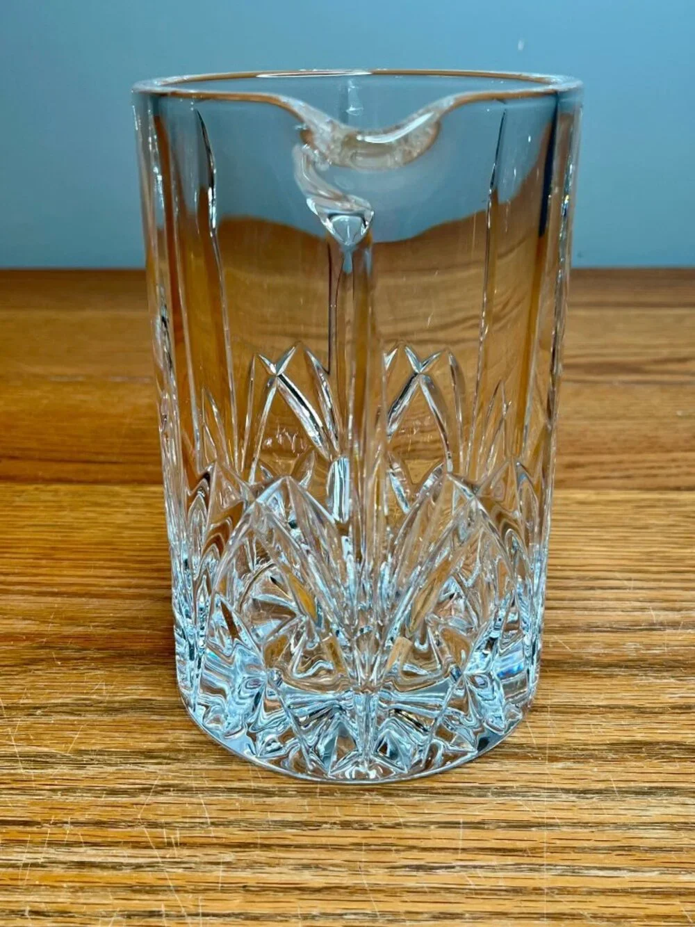 Marquis by Waterford Crystal Brookside 6 3/4 Inch Pitcher with Handle,  30 oz